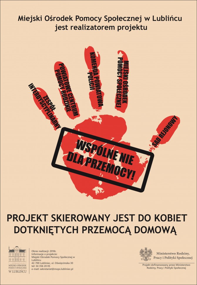 "WSPÓLNE NIE DLA PRZEMOCY"